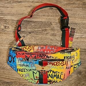 Alba Multicolor Graffiti Print Bag